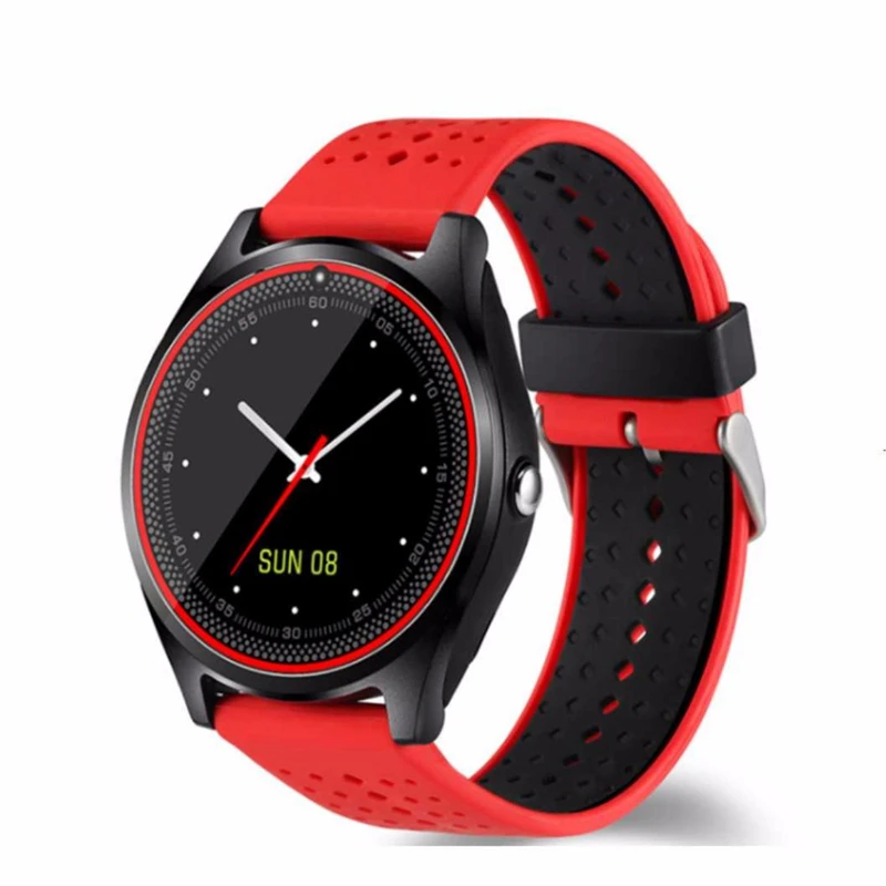 GONOKER Смарт часы V9 Bluetooth Сенсорный экран часов с Камера смартфон Поддержка SIM/TF