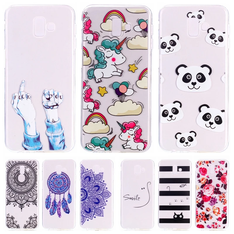 

For Samsung Galaxy J6 Plus Case Cartoon Silicon Soft TPU Slim Cover on for Samsung J6 Plus 2018 J6Plus J610F J610 SM-J610F Case