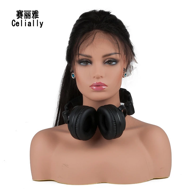 

New Arrival Female Realistic Plastic Mannequin Head Bust Sale For Wig Jewelry And Hat Display