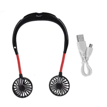 Портативный мини-вентилятор 200 мА/ч, Перезаряжаемые USB вентилятор 3-Скорость Шейная лямка крепится вентилятор кулер вентилятор охлаждения для офиса Спорт на открытом воздухе кондиционера