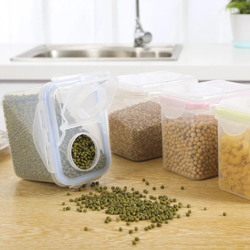 plastic cereal storage boxes