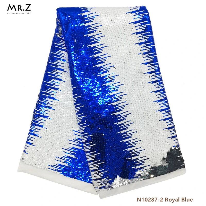

Mr.Z 2019 Variable Sequins African Embroidered French Lace Fabric High Quality Heavy Guipure Tulle Lace Fabric For Aso Ebi