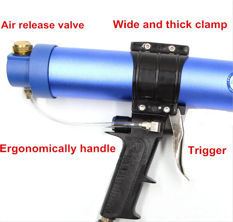 Пневматический картридж-диспенсер пневматический пистолет для шприца кремния цемента герметик сжатого воздуха аппликатор шприца пистолет 310 мл клей инструмент