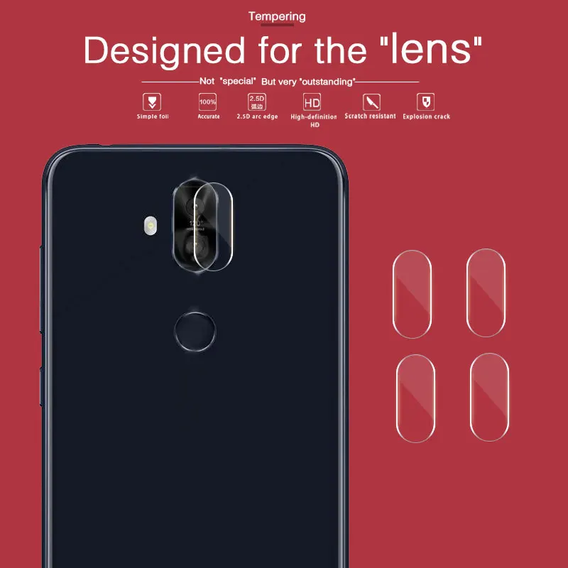 

High Quality Camera Lens Tempered Glass For Asus ZenFone 5 Lite ZC600KL 6 in Back Transparent Lens Protector Camera Film Glass
