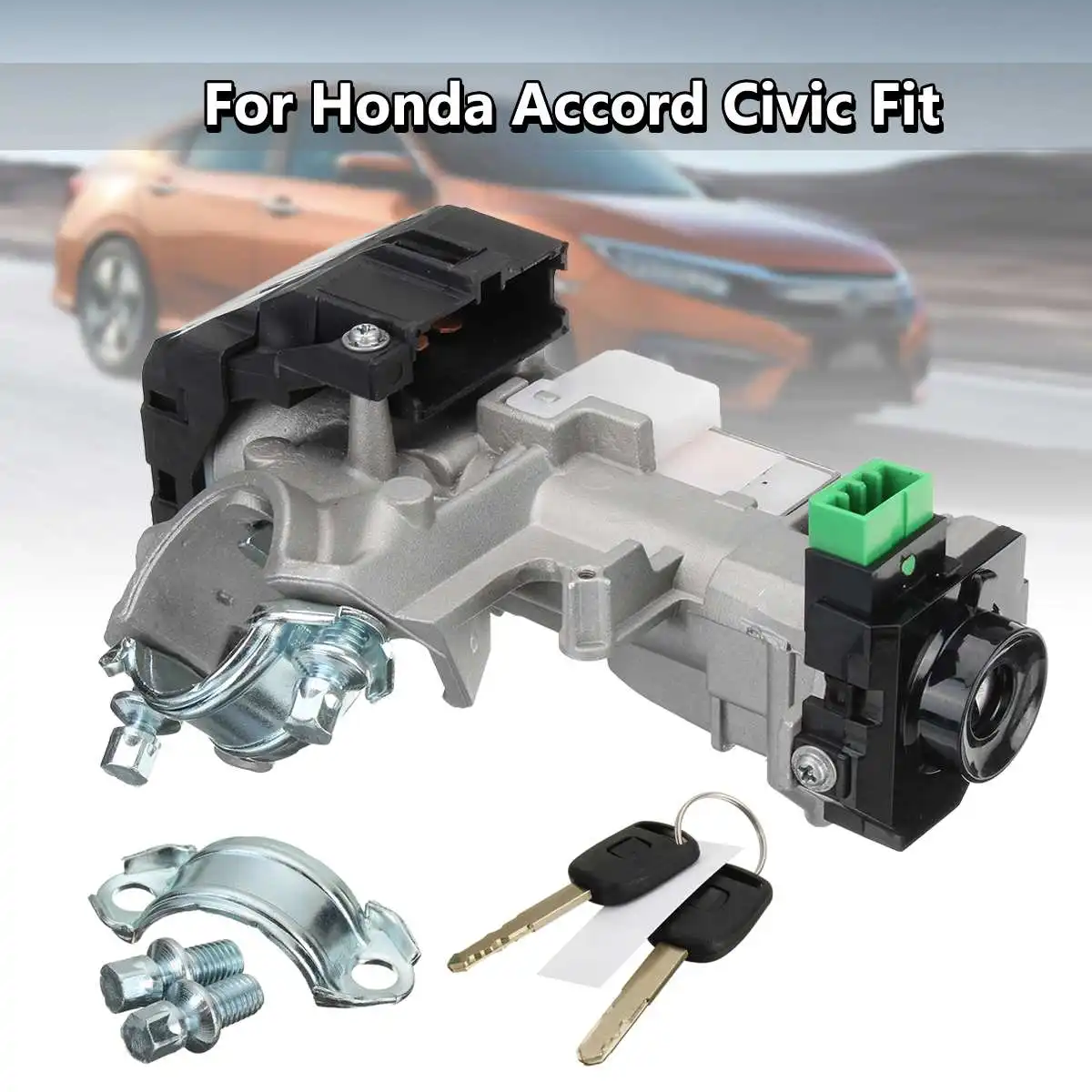 

Ignition Switch Cylinder Lock Auto Trans 2 Keys for Honda for Accord Civic 2003 2004 2005