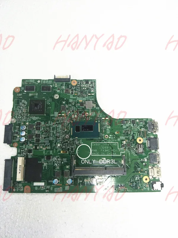 

CN-01P4HG 01P4HG 1P4HG For DELL 15 3542 laptop motherboard 13269-1 PWB FX3MC MB With i5 cpu Processor