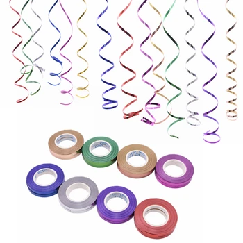 

5/10pcs 5mm*10m Balloon Rope Foil Ballon Laser Ribbon Wedding Birthday Ribbon Decoration Party Air Ball Wrapping Rope Supplies 7