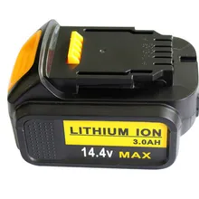 Самый дешевый бренд 14,4 В литий-ионный аккумулятор 3000 мАч для Dewalt аккумуляторная электрическая дрель шуруповерт DCB140, XR DCB140-XJ, DCB-141
