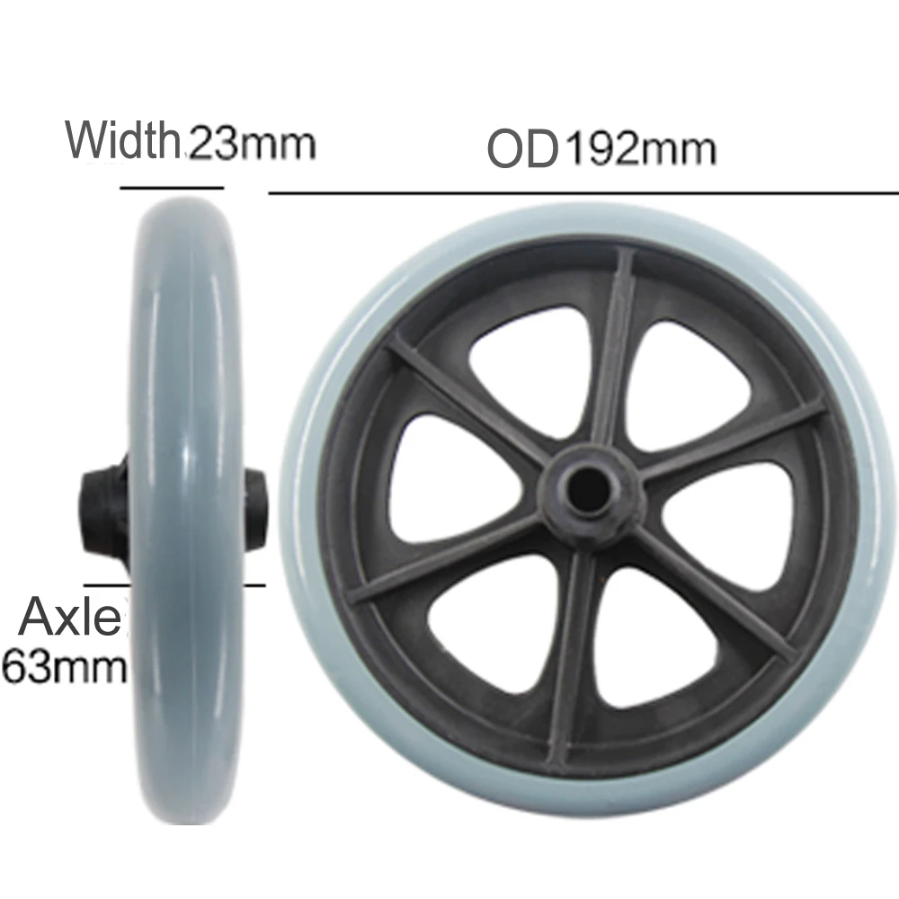 Из 2 предметов 8 дюймов для инвалидных колясок передних колес мебельное колесико для инвалидного кресла 8 ''для инвалидного кресла