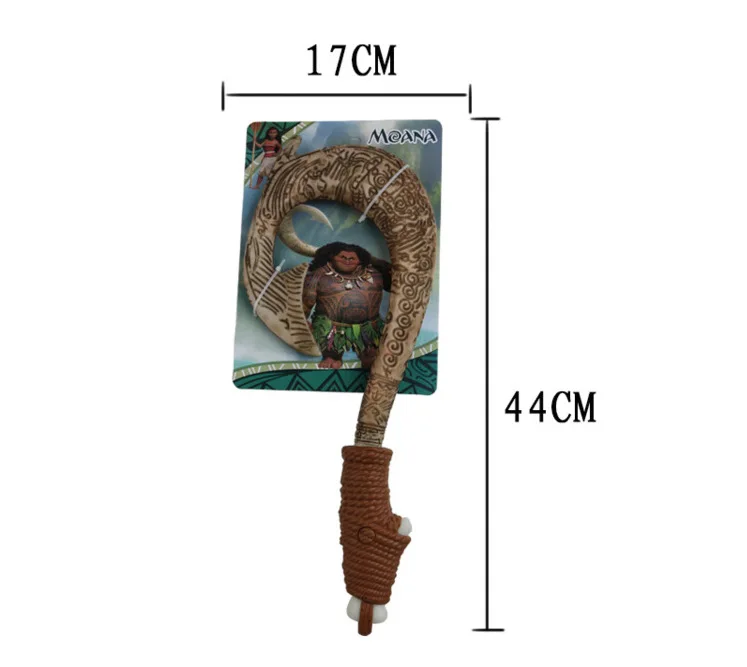 Аниме Моана Мауи волшебное оружие крюк нож детский подарок мигающая музыкальная игрушка оружие