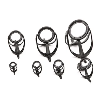 

1 Set Winter Ice Fishing Line Guides Eyes Sets Vintage Oval Fishing Top Rings Fishing Rod Guides Pole Repair Kit New