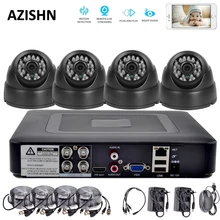 HD 4CH Security camera System 1080P HDMI AHD DVR 4PCS 720P/1080P AHD Cameras 24IR DOME camera indoor Surveillance cctv system