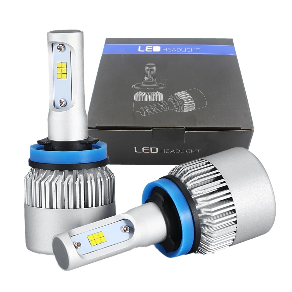 1Set H11 LED Car Headlight Bulb Fog Daytime Running Lights Auto LED