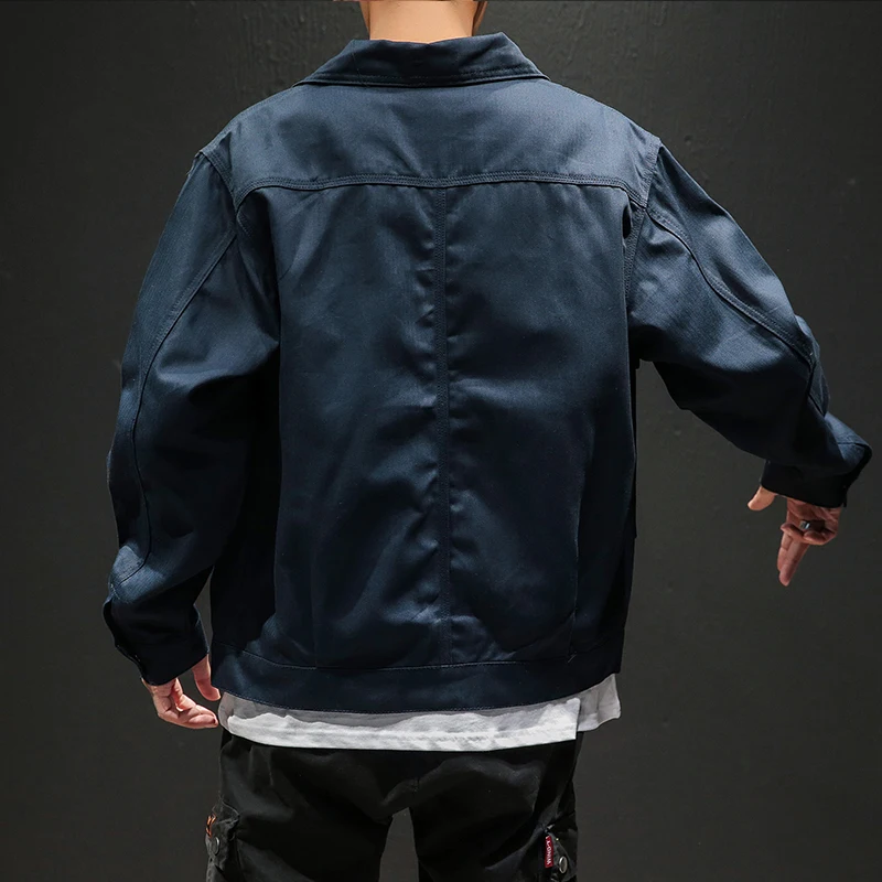 Large size Men's Jacket 2019 Men's Casual Jacket Male Turn-down Collar Coat Mens tactical jacket streetwear bomber jacket men