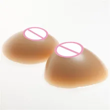 Коричневый силиконовые сиськи 500 г/пара поддельные груди трансвестита транссексуал груди для косплея искусственные, силиконовые корректор для улучшения формы груди