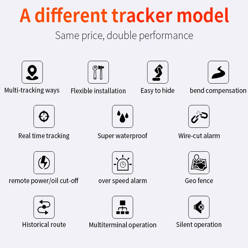 Портативный GSM gps трекер 4PIN gps/A gps/lbs-трекер SMS премиум черный