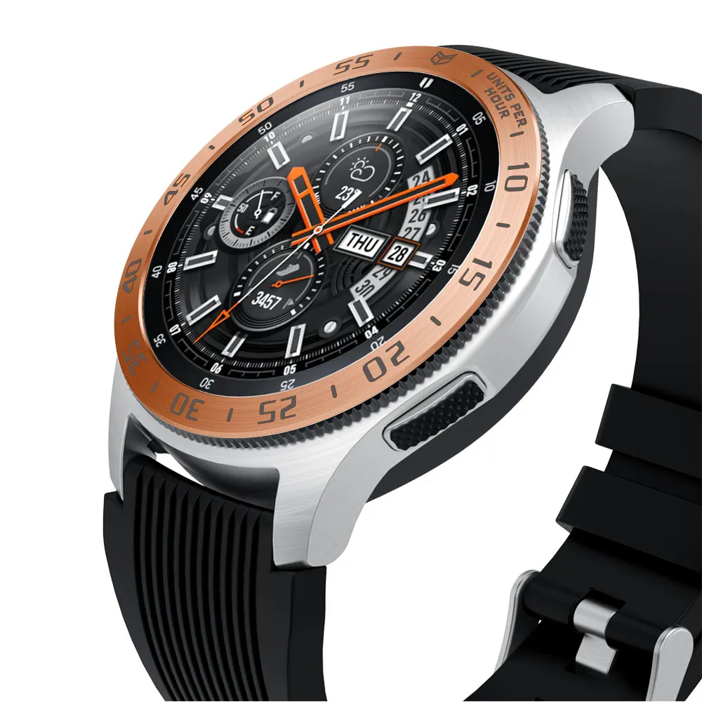 Сменный ободок для samsung Galaxy Watch, 42 мм/46 мм, ободок, кольцо, клейкая крышка, против царапин, металл, для gear S3 Frontier/S2, классика
