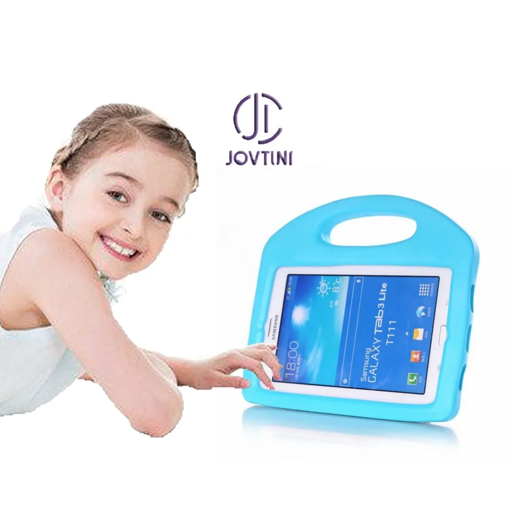 Case For Samsung Galaxy Tab 3 7.0 inch T110 T113 T210 P3200 EVA Full Shockproof 3D Moustache Stand Kids Tablet Protective | Компьютеры и