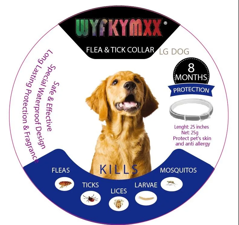 

Flea and Tick Collar for Dogs Any Size 25inches 8 Month Pet Big Dog Collar Adjustable Waterproof Cat Puppy Collar