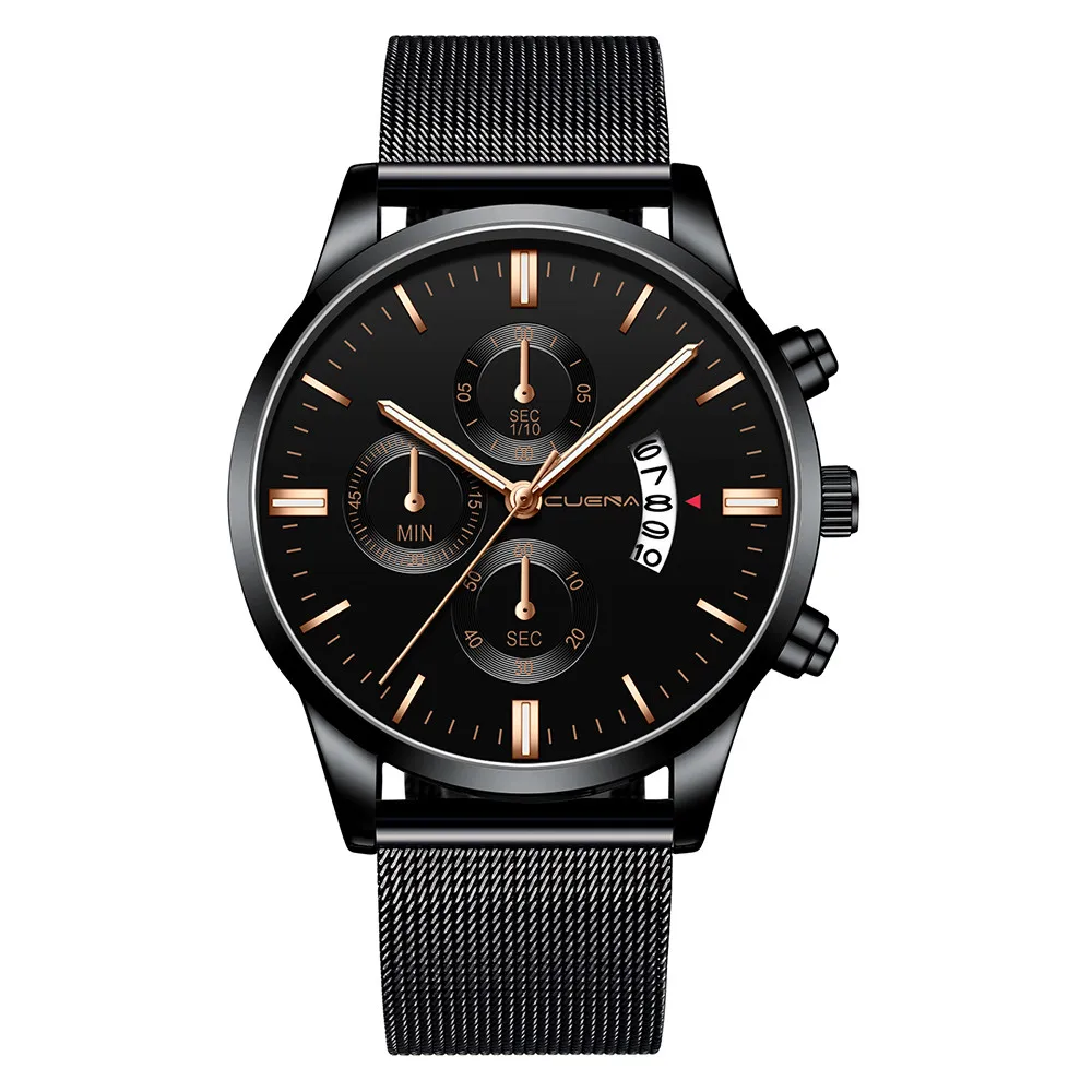 

Men's Watches Fashion Sport Stainless Steel Case Watches Men High Quality Business Analog Wrist Watch relogio masculino 19MAR5