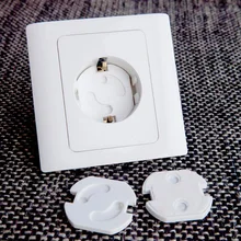 10 шт. Полезная электрическая розетка европейского стандарта медведя на выходе анти-электрические ударные пробки Защитная крышка детская Защитная защита