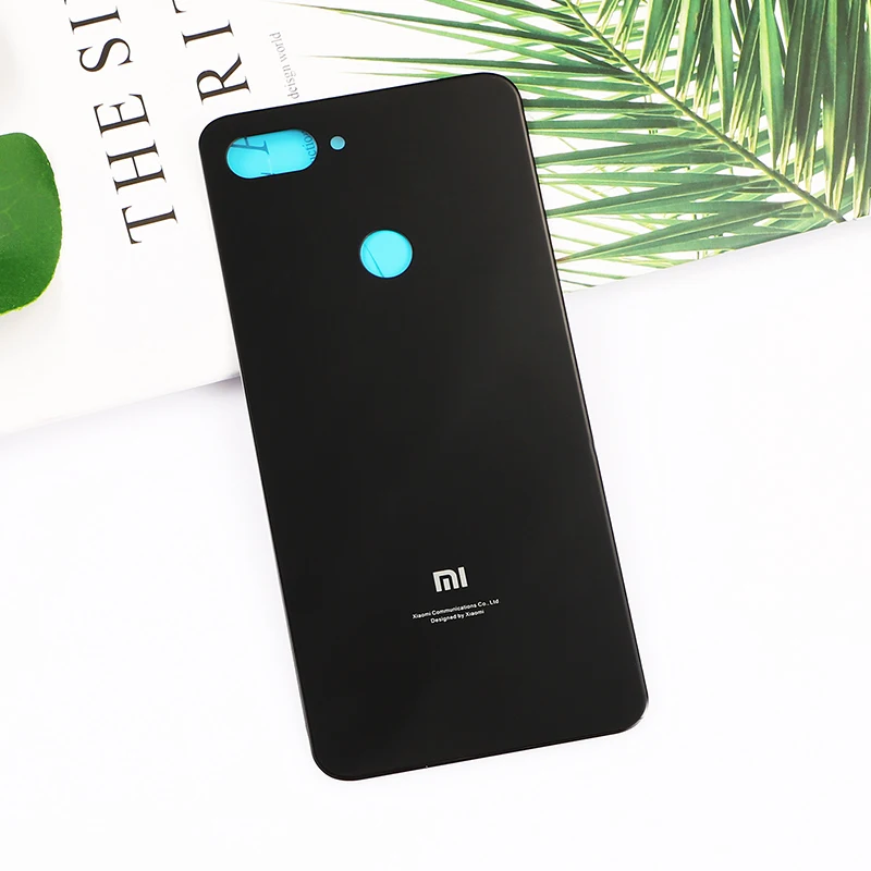 Оригинальный корпус Mi8 Lite для Xiaomi Mi 8 стеклянная задняя крышка батареи запасные