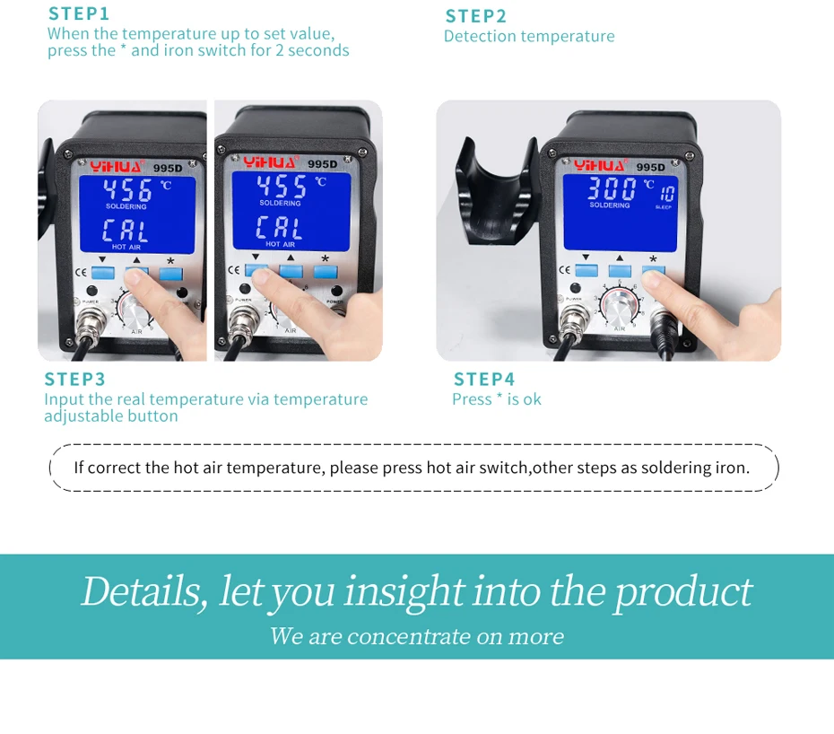 YIHUA 995D Soldering Station 13