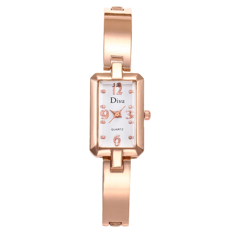 Для женщин Watces квадратный особенности браслет Relogio Feminino RoseGold циферблат мода Montre Femme дамы часы женские наручные часы