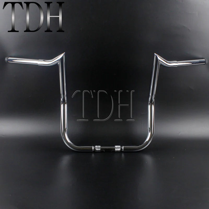 14 &quotRise 37&quot широкий руль для Harley Touring Dressers Baggers FLHT FLHTC хромированная стальная
