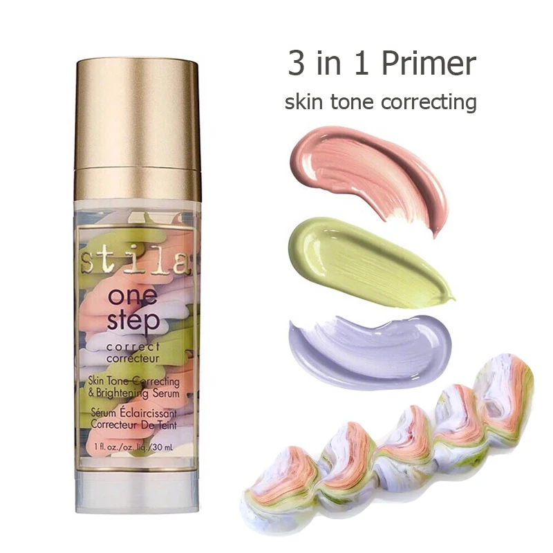 

Stila One Step Correct 3 in 1 Primer Skin Tone Correcting Nourishing Brightening Matte Face Primer Serum 30ML