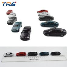 50PCS 1 100 scale ABS plastic model car toy for architectural miniature kits
