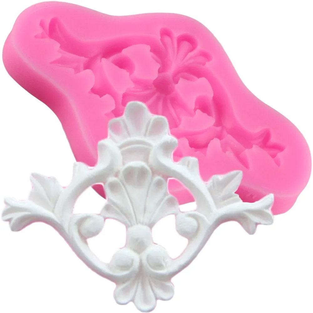 

1pcs Flower Lace Border 3D Craft Relief Fondant Chocolate Silicone Mold kitchen Cake Decorating Tools DIY