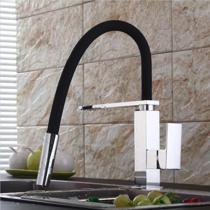 Kitchen Vidric Faucet New Basin Sink Mixer Taps One Handle Deck Mounted