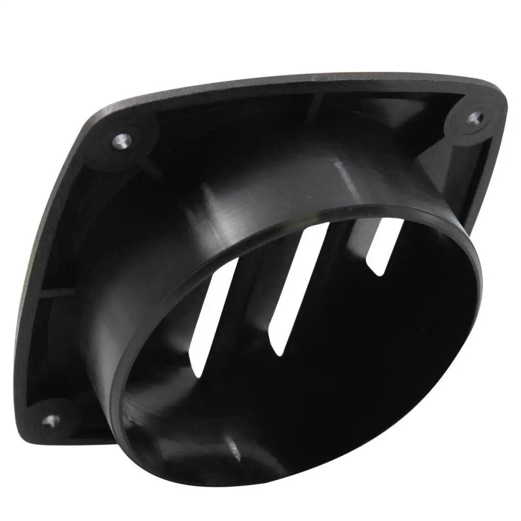 4 Inch Louvered Vents Style Boat Marine Hull Air Vent Grill Cover - Black
