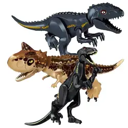 Мир Юрского периода 2 динозавр характер Indominus rex Tyrannosaurus хищные Дракон Рекс блок совместим с динозаврами игрушки