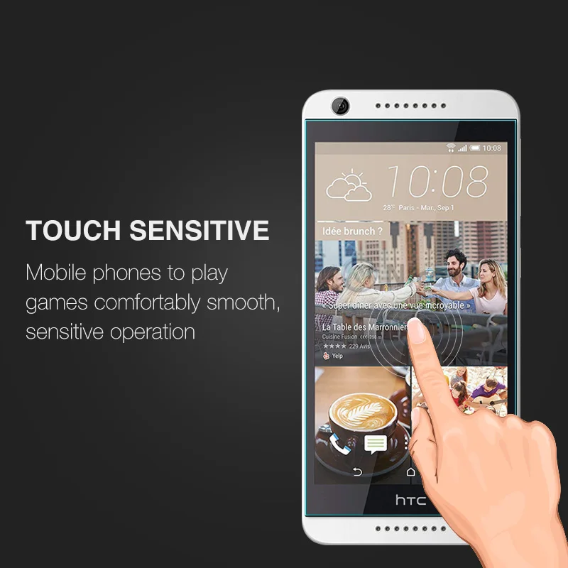 For HTC Desire 626 Dual Sim Screen Protector 2.5D 9H Tempered Glass Protective Film on 626s D626W D626n D626d 626G+ 4G Lte (1)