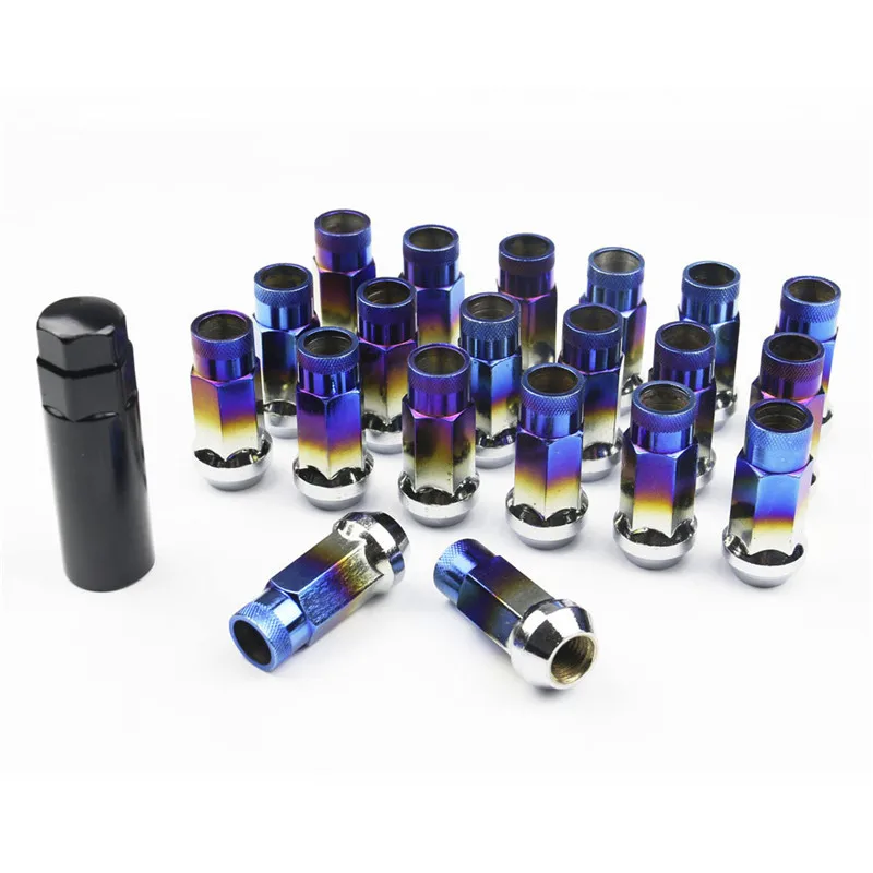 M12x1.5 Stainless Steel Racing Lug Nuts 50mm Wheel Lug Nuts 20pcs in