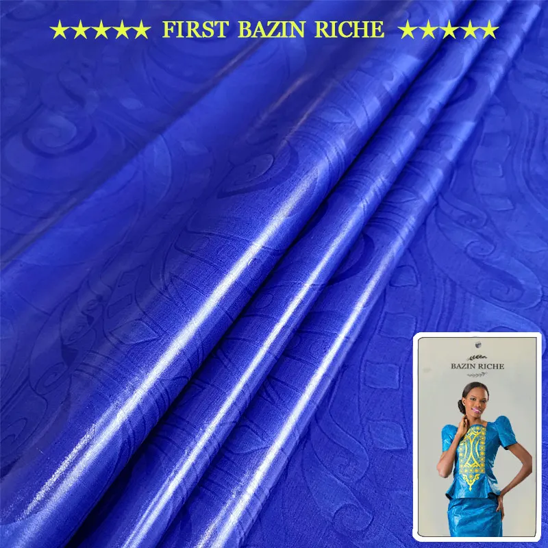 

High quality black Bazin riche fabric african Bazin riche getzner guinea brocade fabric for men clothing b180514