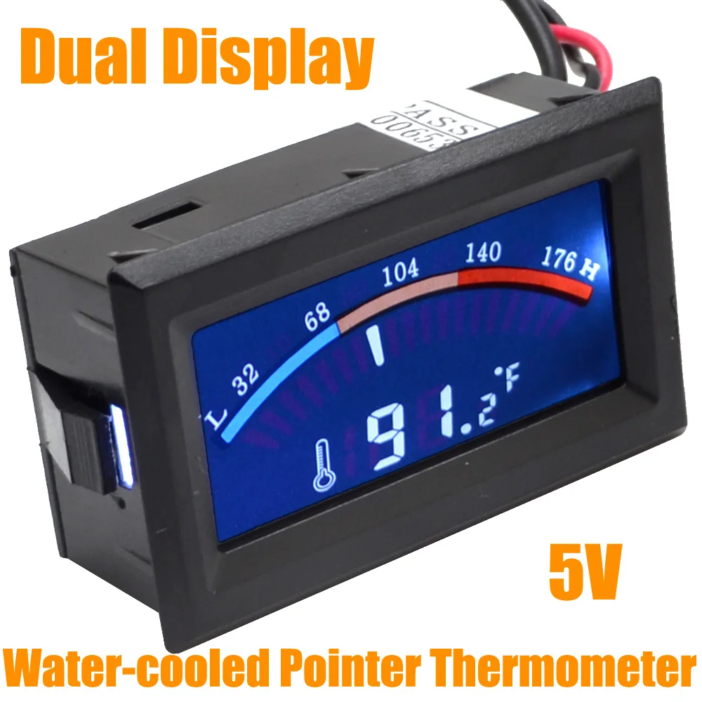5V LCD PC Water cooled Thermometer Digital Computer Water Cooling