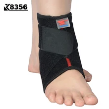 K8356 регулируемый ремешок защиты Бинт Эластичный Спортивная безопасность Фитнес Лодыжки Гвардии Волейбол Баскетбол Голеностопные бандажи