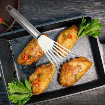 

Handhold Spatula Stainless Steel Multi-Purpose Slotted Thin Fish Heat Resistant Non-stick Frying Grilling Cooking Utensil