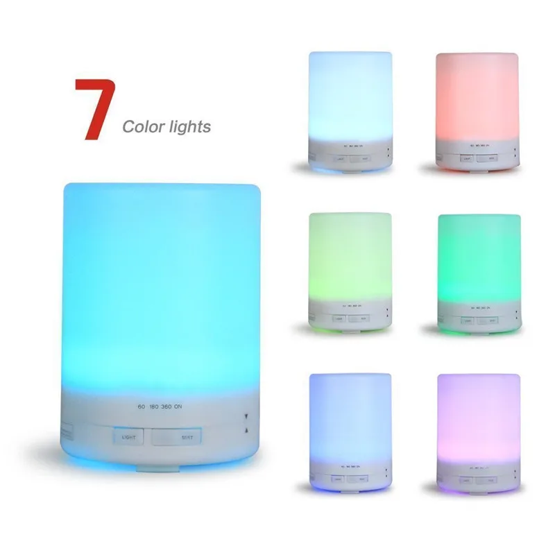 

Cylindrical 300ml Aroma Essential Oil Diffuser Ultrasonic Natural Home Fragrance Air freshener Humidifier