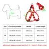 Nylon Dog Harness and Leash Set Adjustable Paw Print Dog Harness Walking Leash Strap for Small Medium Dogs S/M/L 6