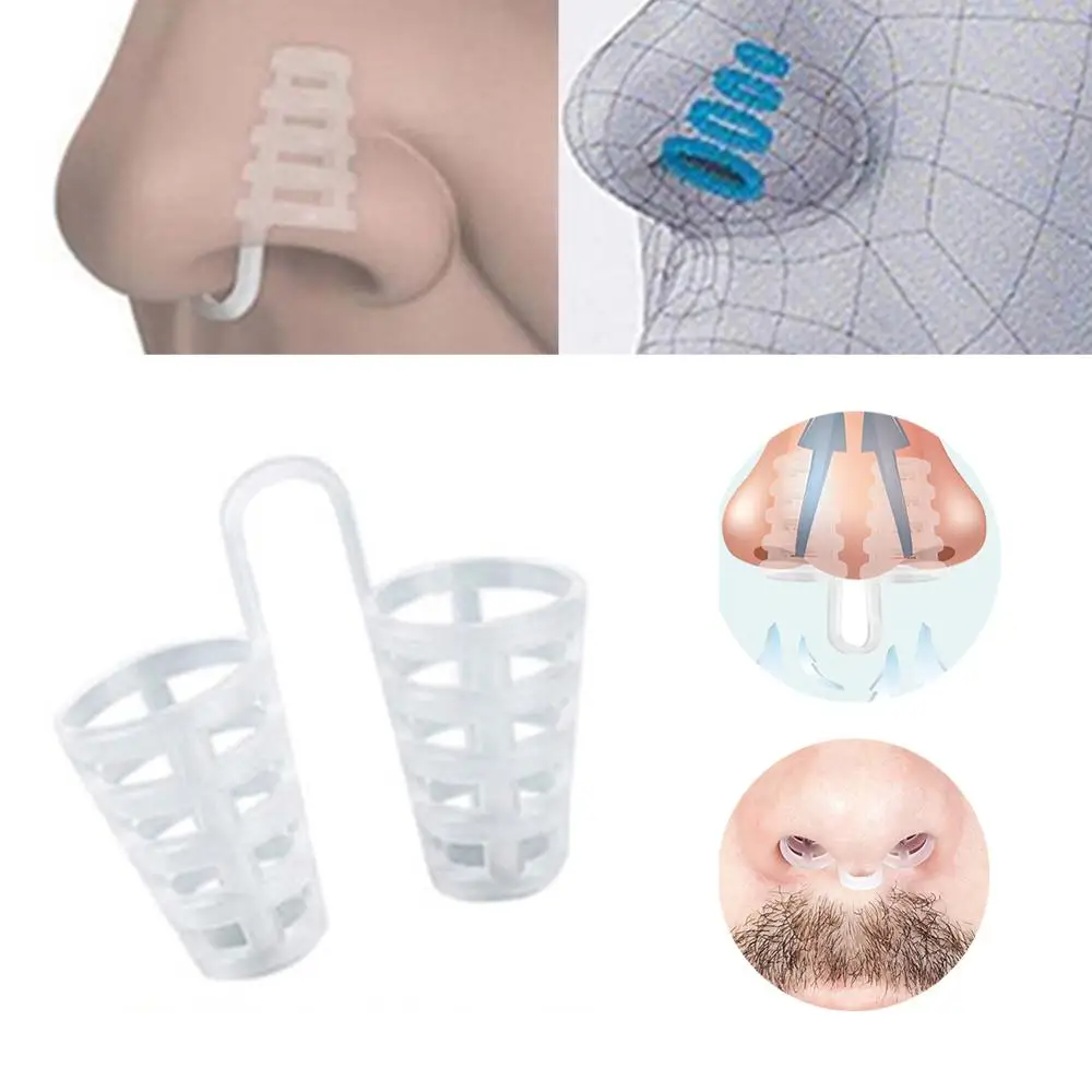 

Anti Snore Apnea Nose Clip Anti-Snoring Healthy Breath Respirator Mask Aid Stop Snore Device Sleeping Aid Stop Snoring 10Pcs/Set