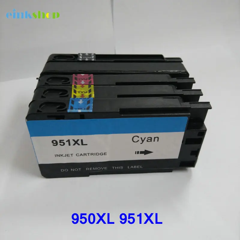 Compatible Ink Cartridge For HP 950XL Black 951XL Cyan Magenta Yellow Ink For Officejet Pro 8600
