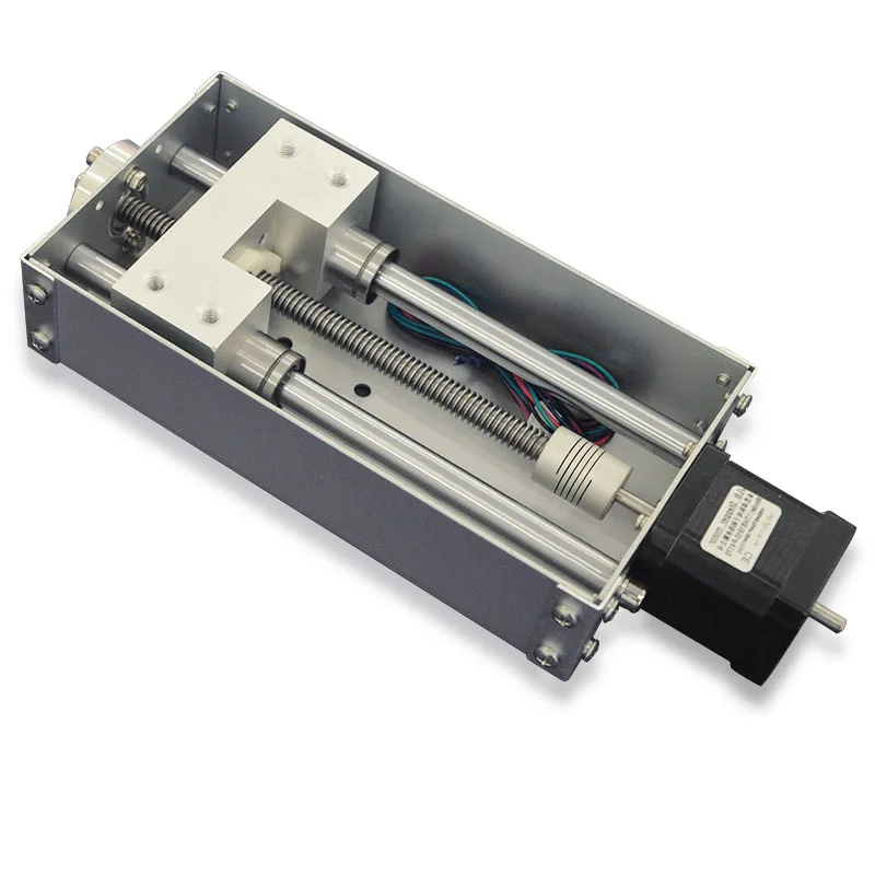 

High Quality Manual Sliding Table SFU1605 Effective Stroke 100mm Linear Guides Cross Slide Table C7 Accuracy CNC Machine