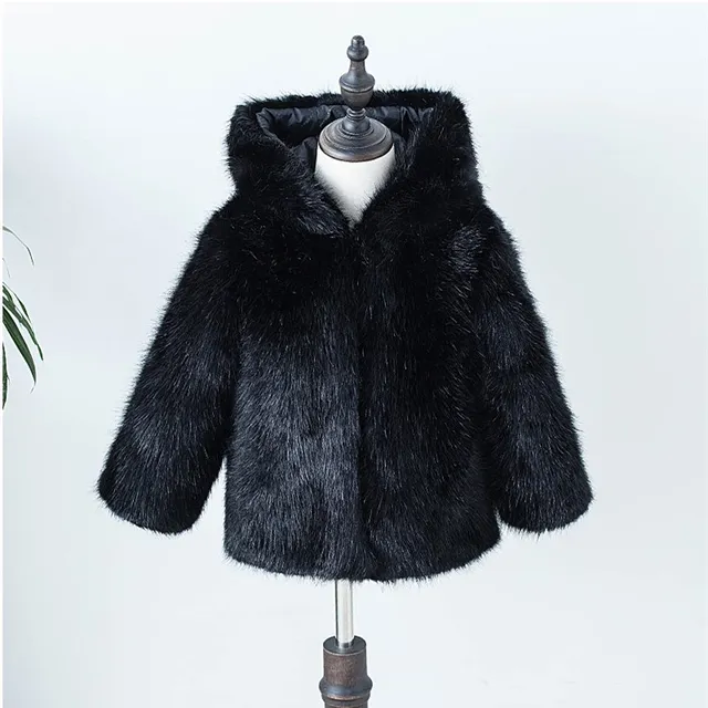 New Baby Winter Coat Children Mink Fur Coat Jacket Kids Boy Girl Warm Faux Fur Jacket Children's