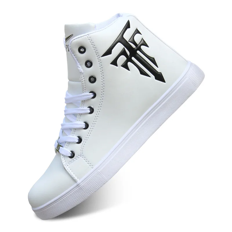 New Fashion Men Skateboarding Shoes High Top Sneakers Breathable Sports Shoes White Shoes Street Shoes Chaussure Homme New Fashion Men Skateboarding Shoes High Top Sneakers Breathable Sports Shoes White Shoes Street Shoes Chaussure Homme