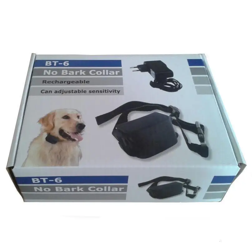 

Rechargeable Bark Terminator Advanced Bark Control Shock Vibra Dog Training Collar BT-6