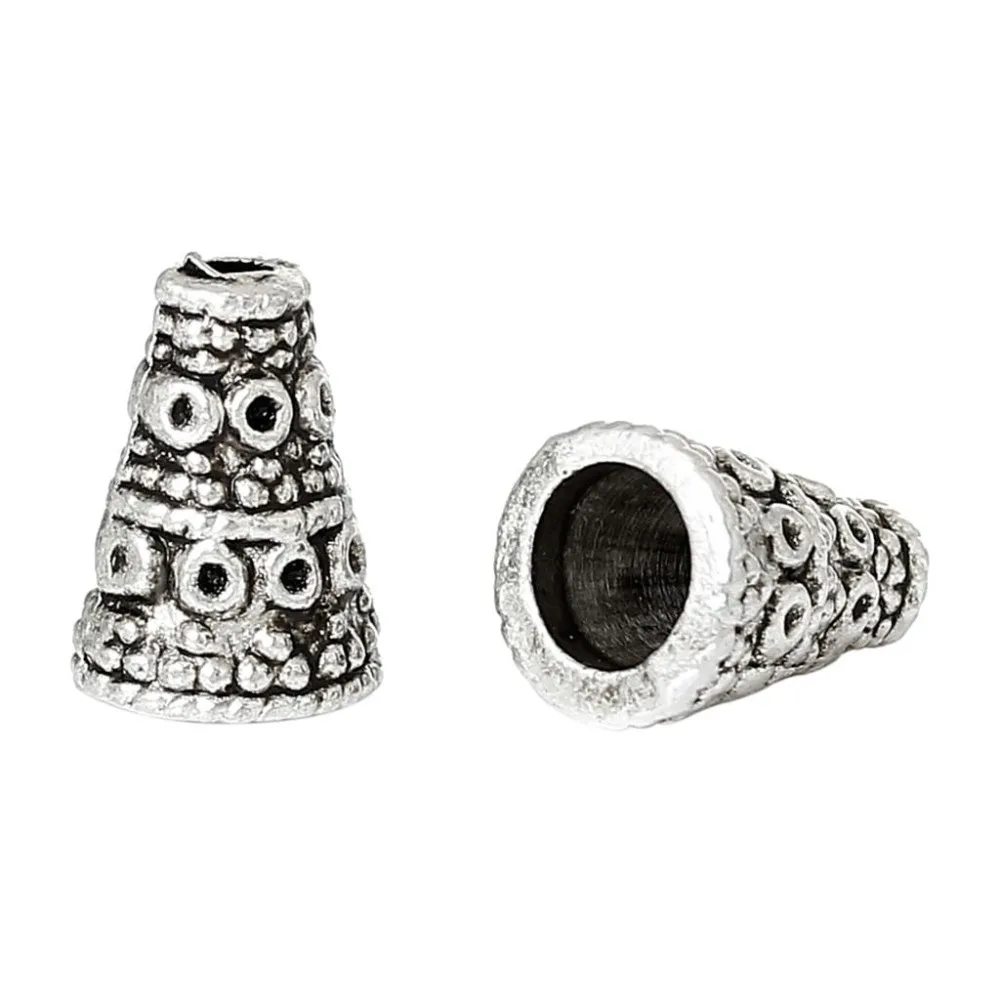 DoreenBeads-Zinc-metal-alloy-Beads-Caps-Cone-Antique-Silver-Fits-6-0mm-Beads-Dot-Pattern-10
